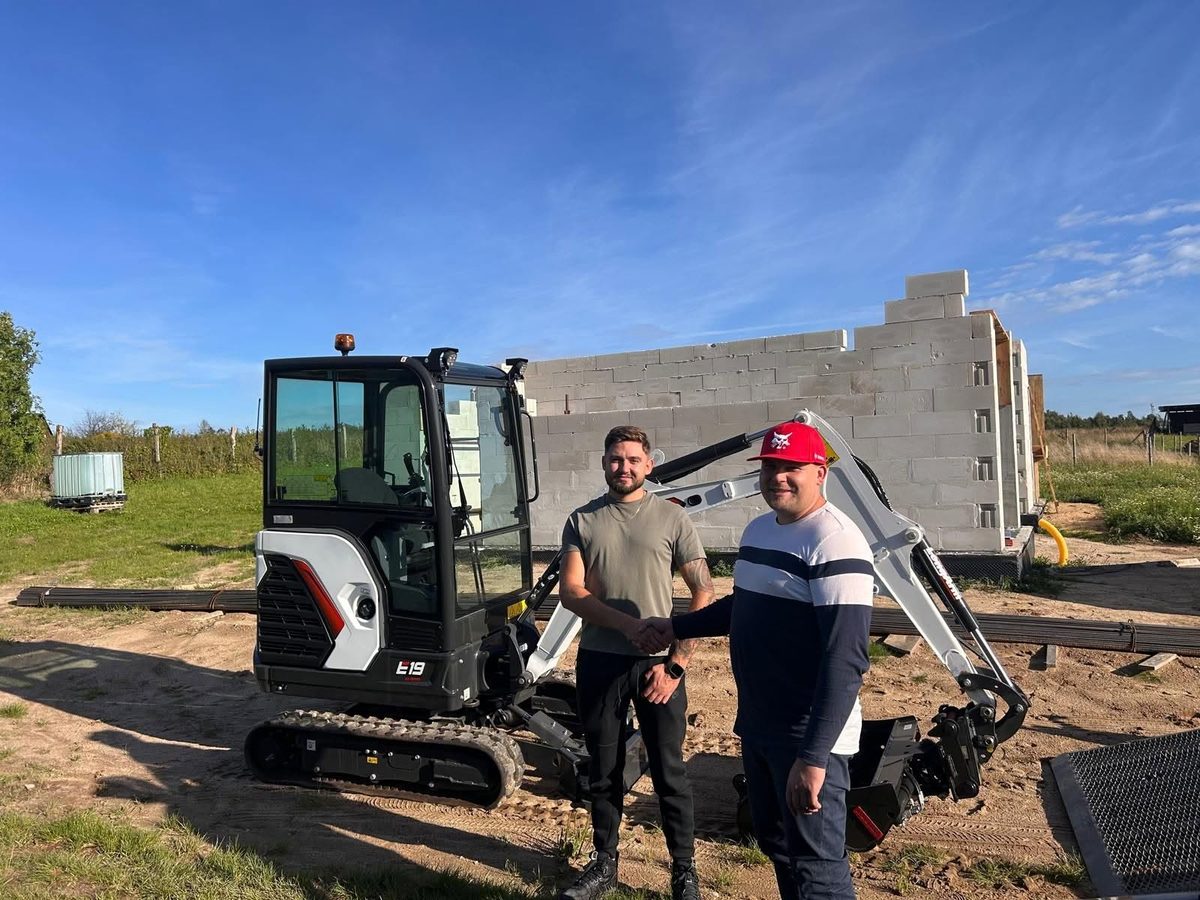 Kolejny Bobcat E19 trafił do Invest Sebastian Labuda. Dziękujemy za zaufanie!