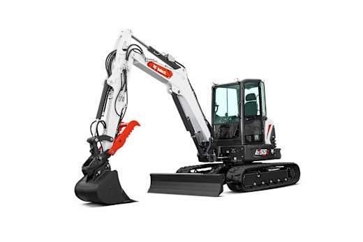 Bobcat E55z – Minikoparka 4–6 t